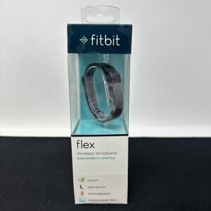 Fitbit Flex FB401BK Black Wireless Activity Sleep Tracker New Sealed NIB